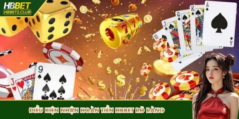 Điều kiện nhận hoàn tiền HBBET rõ ràng