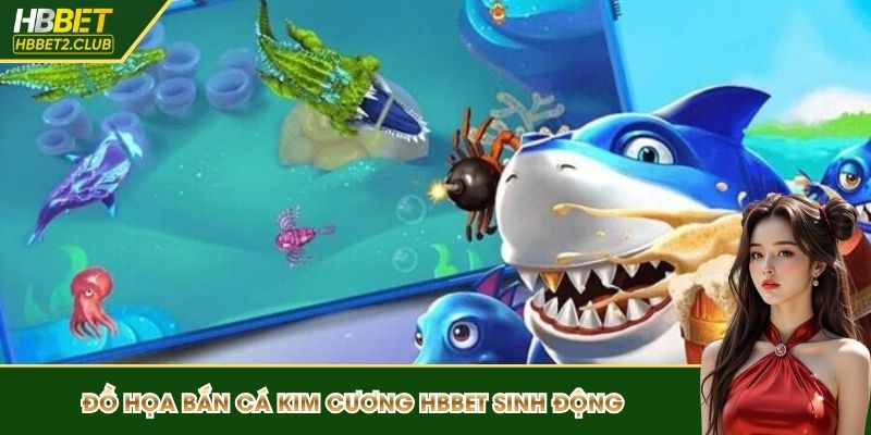 Đồ họa bắn cá kim cương HBBET sinh động