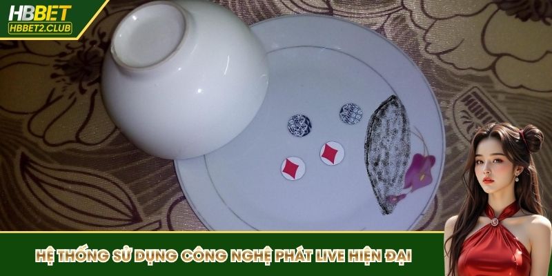 Hệ thống sử dụng công nghệ phát live hiện đại