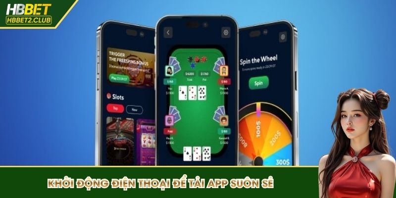 Khởi động điện thoại để tải app suôn sẻ