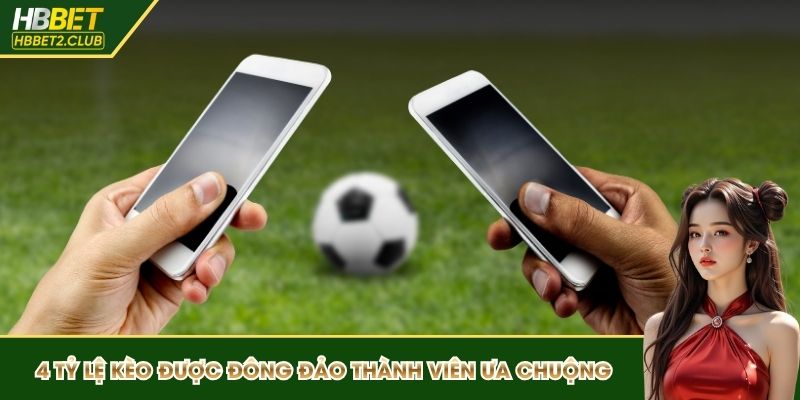 4 tỷ lệ kèo được đông đảo thành viên ưa chuộng
